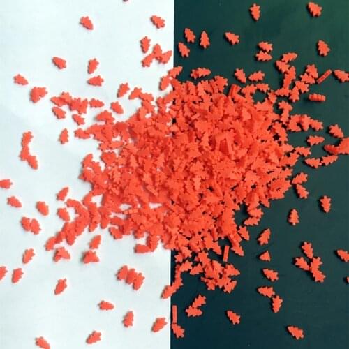 20G Red Christmas Tree Slices Sequins Nails Art Polymer Clay Acessories DIY Scrapbook Shakes Card Making Color Collection