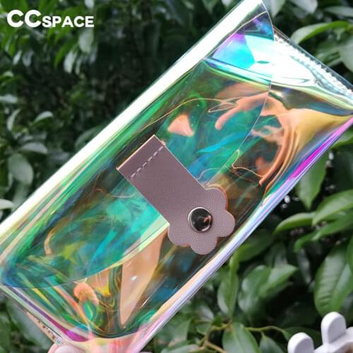Big Size Laser Transparent Glasses Case Cat Claw Buckle Lovely Creative Glasses Box