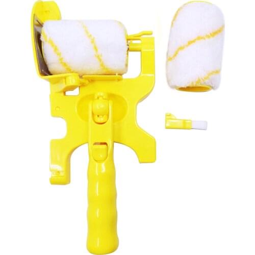 Multi-functional Roller Brush Clean-Cut Anti-smudge Paint Edger Roller Brush Safe Tool for Wall Ceiling