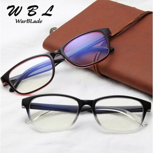 WarBLade Fashion Optical Frame Men Women Clear Transparent Glasses Young People Large Square Frame Prescription Glasses