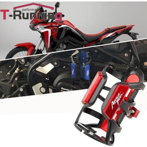 Motorcycle Accessories CNC Aluminum Water Bottle Holder Bottle Cage For Honda Africa Twin CRF1000L CRF 1100L XRV 750