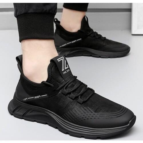 Mens Autumn Winter Casual Shoes Waterproof Breathable Lace Up Casual Walking Shoes Plush Sports Casual Shoes Running Shoes