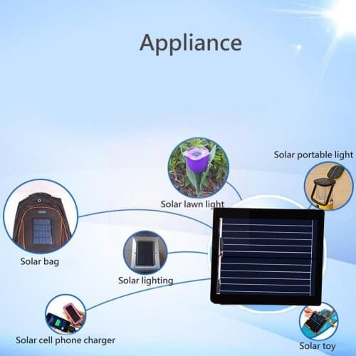 New Solar Panel Volt Battery Cell Phone Chargers Mini For Powered Display Diy Light Solar Toy Solar Solar Models Decor Sola L1B7