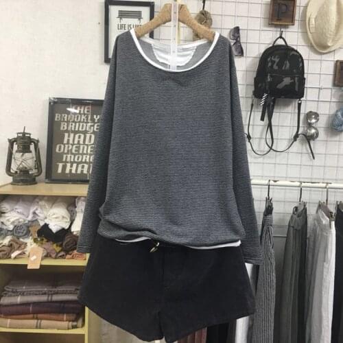 Casual Loose Women T-shirts 2021 Summer New Solid Long-sleeved All Match Pulls Tops Tees Top Quality
