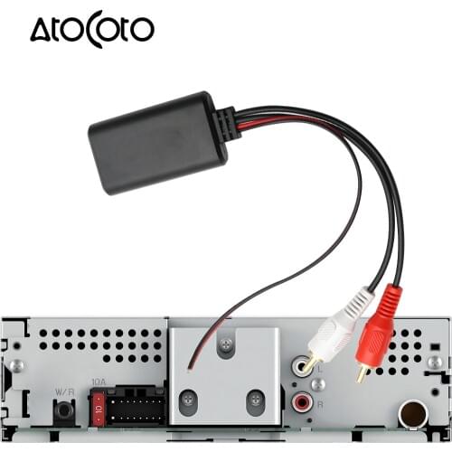 Universal Bluetooth AUX Receiver Module 2 RCA Cable Adapter Car Radio Stereo Wireless Audio Input Music Play for Truck Auto