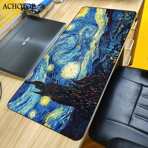 Van Gogh Art Painting Customized MousePads Computer Laptop Anime Mouse Mat Free Shipping Large Mouse Pad Keyboards Mat