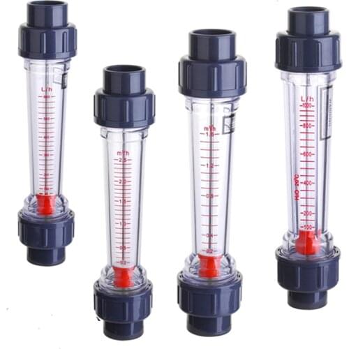 1pc Tradesen Plastic Flow Meter 100-1000L/H 160-1600L/H 250-2500L/H 300-3000LH Liquid Water Flow Meter Rotameter