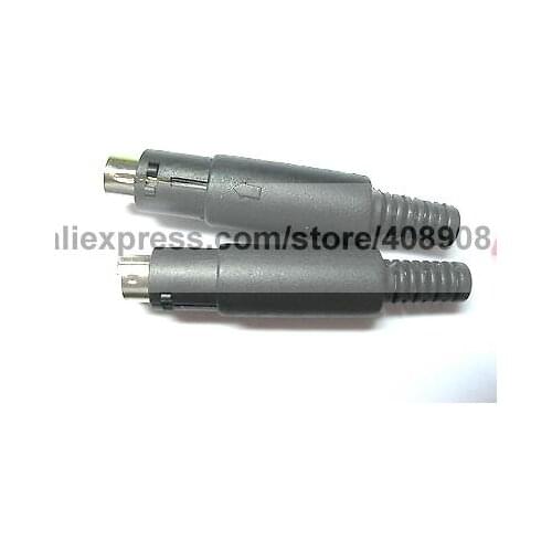 100 Pcs DIN Plug Connector 8 Pin Mini w Plastic Handle