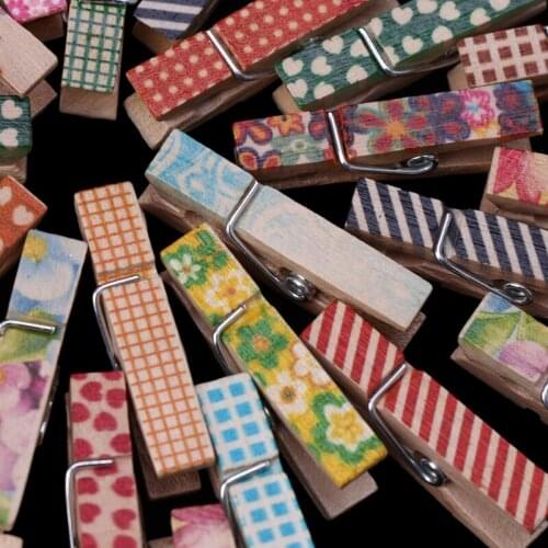 50pcs Durable Natural Wooden Clips For Photo Clothespins Laundry Pins DIY Craft Au02 21 Dropshipping