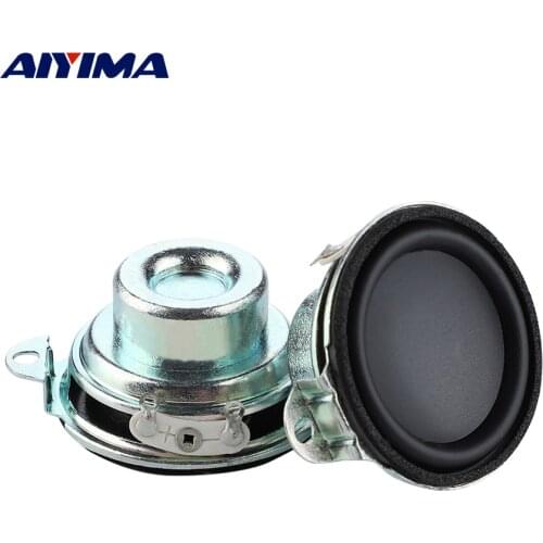 AIYIMA 2Pcs 1.5 Inch Portable Speakers 40MM Neodymium Bluetooth Speaker 4 Ohm 4W Full Range Loudspeaker For JBL Filp2
