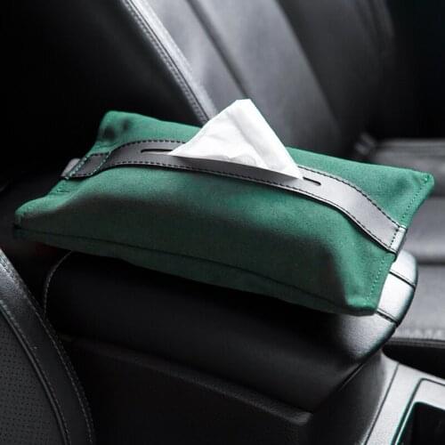 Car Home Decoration Accessories Modern Creative Wall Hanging Tissue Box Holder Travel Tissue Case Rangement Household Eg50zj