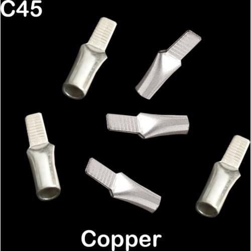 C45 50 70 95 Square mm2 Copper Tin Plated Circuit Breaker Plug In Pin-Shaped Cable Wire Lug Insert Needle Naked Crimp Terminal