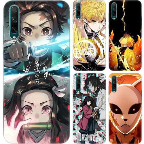 Anime Kimetsu no Yaiba Silicone Phone Case for Huawei Honor 20 20i 20E 20S 10i 9X 8S 8X 8C 8A 8 Lite 7S 7A Pro Ru Version Cover
