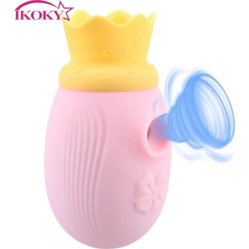 IKOKY Egg Tongue Vibrators G-spot Vibrator Oral Licking Vibrating 10 Speeds Clitoral Stimulator Female Nipple Sucking