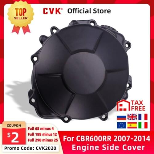 CVK Engine Cover Motor Stator Cover CrankCase Cover Shell For HONDA CBR600RR CBR600 R F5 2007 2008 2009 2010 2011 2012 2013 2014