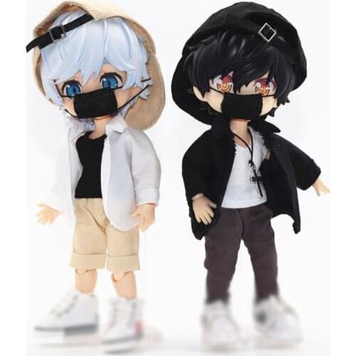 Ob11 doll shirt GSC plain girl head 1/12 BJD doll clothes coat Doll accessories