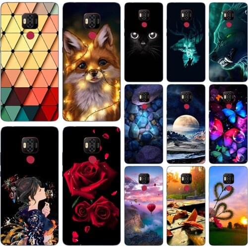 Cartoon Flower Print Soft TPU Phone Case Cover For Ulefone Note 7 7P Note7 Note7P Fundas Case For Ulefone Power6 Power 6 Cover