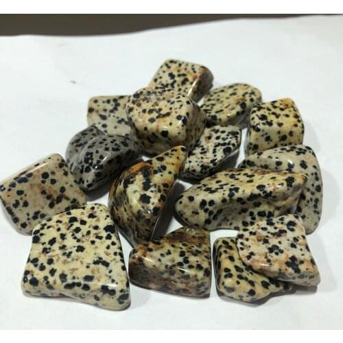 Natural speckle leopard skin stone cube Polished Gravel Specimen natural stones and minerals happy fish tank stone