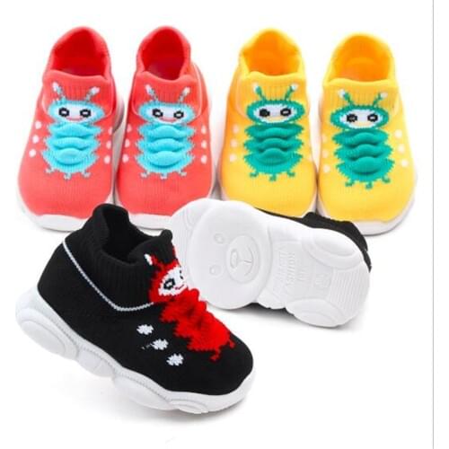 New Kids Breathable Sport Shoes Baby First Walkers Sneakers Soft Bottom Non-slip Boys Girls Casual Shoes