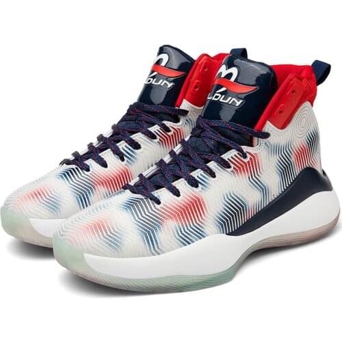 2021 News Mens Basketball Shoes Breathable Cushioning Non-Slip Wearable Sports Shoes Gym Training Athletic Basketball Sneakers