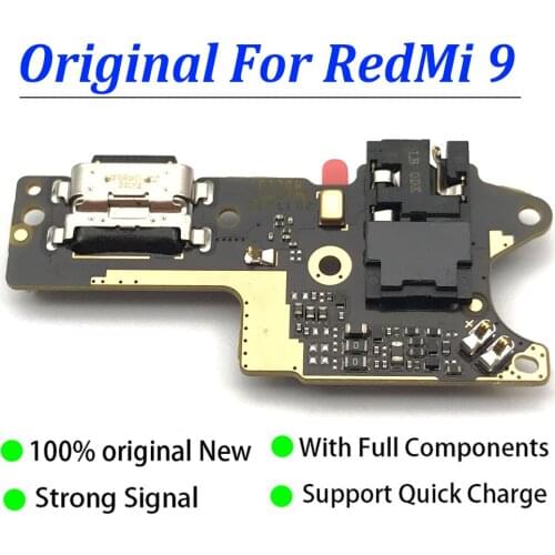 New USB Charging Port Charger Board Flex Cable For Xiaomi Redmi 9 Dock Plug Connector With Microphone