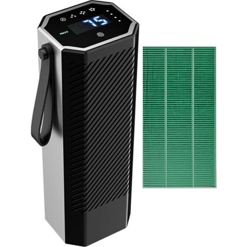 Portable Aluminum Alloy Car Air Purifier Cleaner USB Mini Home Air Cleaner for Outdoor