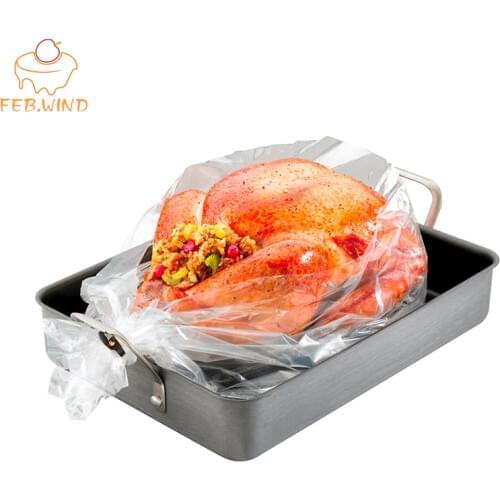 Heat Resistance Nylon-Blend Slow Cooker Liner Roasting Turkey Bag For Cooking Medium Size Oven Bag Baking Crock Pot Liners 109