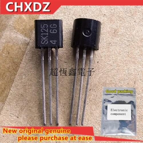 5pcs New and Orginal 2SK125-4 2SK125 SK125 K125 TO-92 RF Small Signal Field-Effect Transistor N-Channel, Junction FET