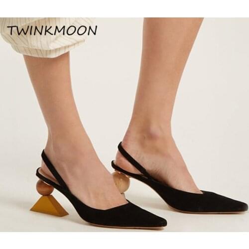 Замшевые туфли-лодочки TWINKMOON China At AliExpress