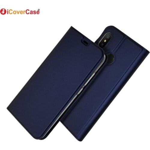 Ultra-thin PU Leather Flip Wallet Case Stand Cover For Xiaomi Mi A2 Lite Phone Case for Xiomi Mi A2 Lite Mobile Bag Accessory