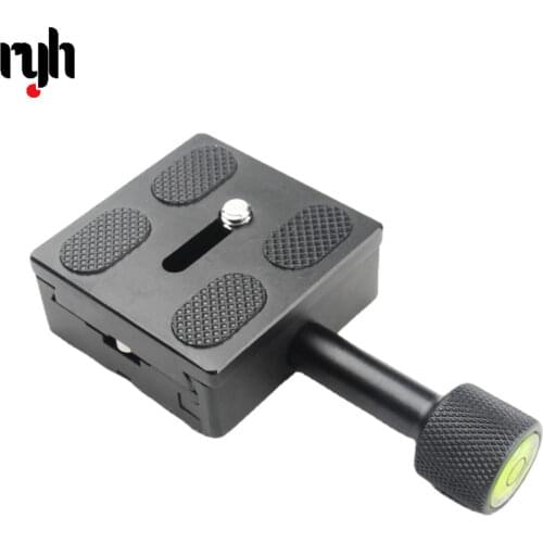 Universal QR Quick Release Plate Base Mount Support for DSLR Camera Monpod Tripod Slide Compatible with Arca SWISS Clamp