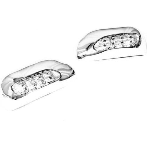 High Quality High Quality Chrome Mirror Cover With LED Side Blinker for Toyota Yaris 06-08 (Hatchback) free shipping