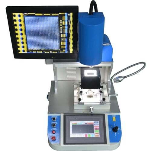 WDS-700 hot air twoheating zone BGA rework station for motherboard repair 220V 110V