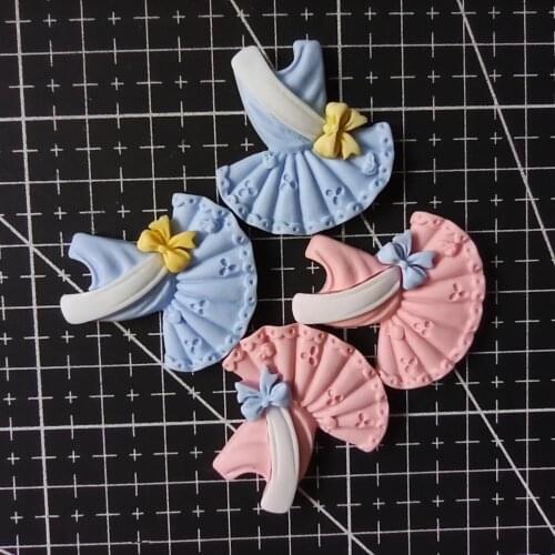 1pcs/lot resin flat back Simulation ballet skirt 30mm Cabochons Scrapbooking Hair Bow Center DIY Christmas decration