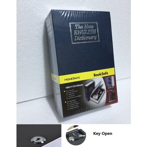 18cm*11.5cm*5.5cm English BooksSafes Dictionary Creative Safes Box Metal Savings Bank