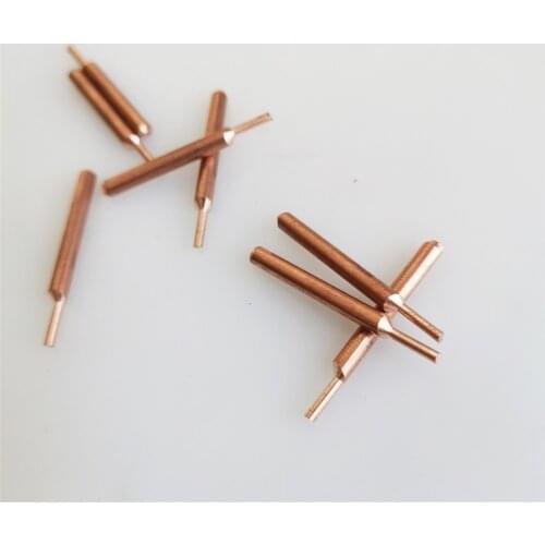 8PCS welding needle Aluminum oxide copper 3mm Eccentric rod welding machine welding pen brazing battery special nickel plate