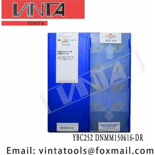 Free shipping high quality 10pcs/lots YBC252 DNMM150616-DR cnc carbide turning inserts