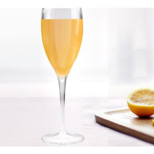 Champagne Wine Glass Plastic Wine Glass Dishwasher Safe White Acrylic Champagne Glass Transparent Wine Glass Cocktail Glass