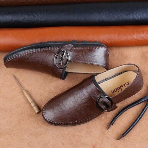 Brand New Fashion Men Loafers Business Driving Mens Shoes Genuine Leather Casual Shoes Man High Quality Adult Moccasins Flats