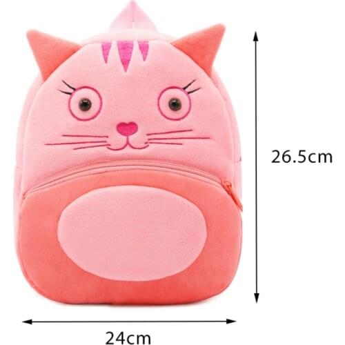 Toddler Backpack Anti-Lost Plush Mini Daypack Animal Cartoon Bag For Baby Girl Boy