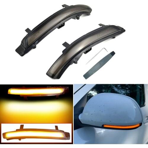 For Skoda Octavia MK2 1Z3 1Z5 2009-2013 Superb MK2 3T4 3T5 2008-2014 Dynamic Blinker Indicator Side Mirror Turn Signal Light