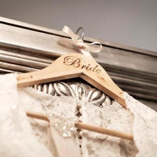 Custom Wedding Hanger Personalized Bridal Hanger ,Wedding Dress Hanger,Laser Cut Clothes Hanger