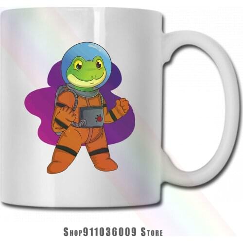 Astronaut Frog mug cup tazas