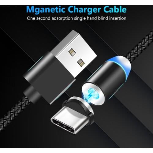 Magnetic Charging Type C Cable For Motorola Moto G30 G10 G9 Plus NOKIA 5.4 Samsung A32 S9 Xiaomi Redmi Note USB C Charger Cable