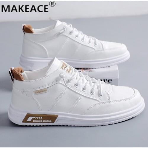 Мужские белые кеды MAKEACE China At AliExpress
