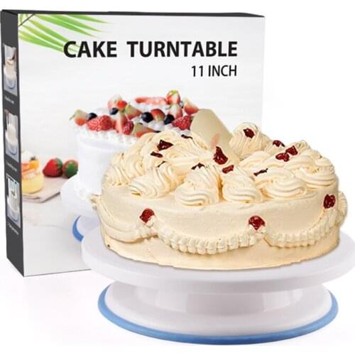 Multifunction Baking Tools With Anti-skid Edges Plastic Cake Turntable Decorating Table Cake Tools Kitchen Accessories Gadget