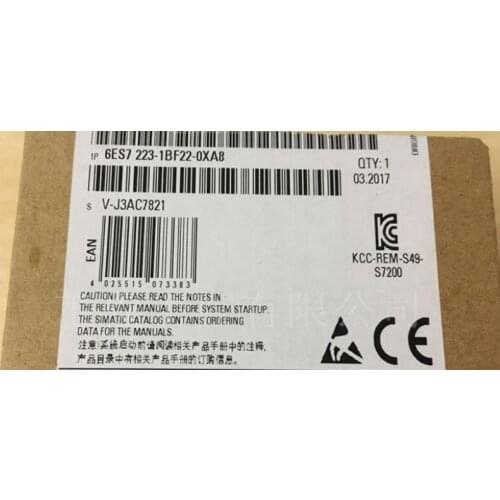 Brand new original authentic 6ES7 223-1BF22-0XA8