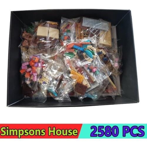 Original Building Blocks Movie Cartoons The House Kits Compatible 71006 16005 2580Pcs Bricks With LED Sets Toys Gifts