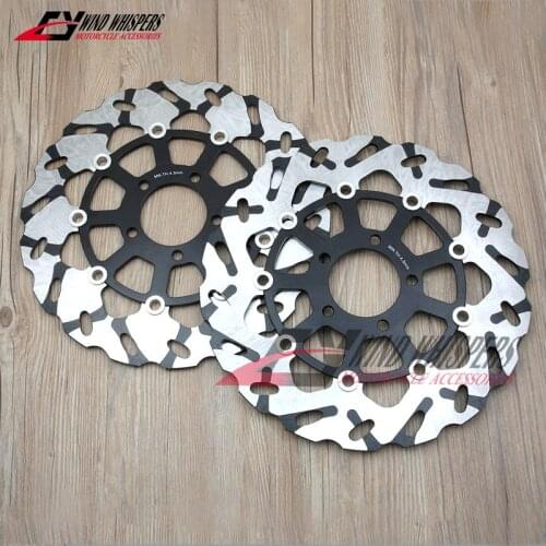 Black Motorcycle Front Brake Disc Rotor For Suzuki GSXR1300 GSX1300R Hayabusa 1999-2007 TL1000 R/S 1997-2003 GSXR 1000 2000-2003