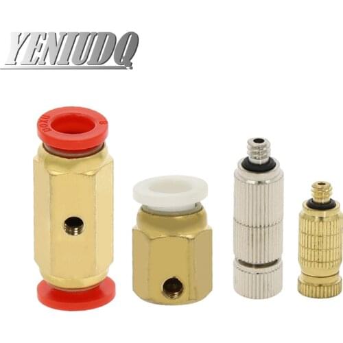 Pneumatic Fittings Humidifier Connector M3/16-24 Thread Atomizing Nozzle Breeding Cooling Dust Removal Spray Head Base 3/16